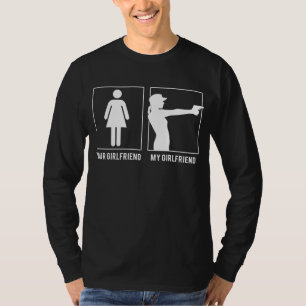 Camiseta Mire-se para rir com a nossa Namorada, minha giron