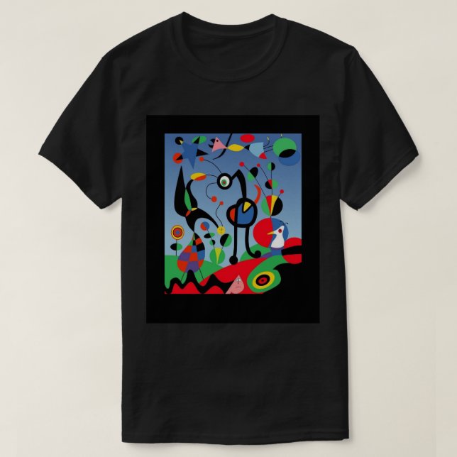 Camiseta Miro El Jardín Arte (Frente do Design)