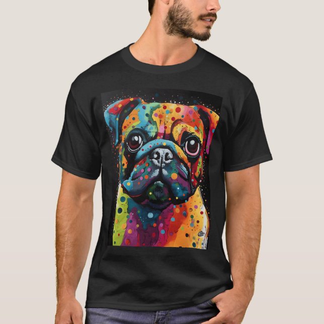 Camiseta Miro Pug WOOF (Frente)