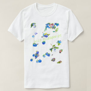 Camiseta Mirtilo Azul Selvagem