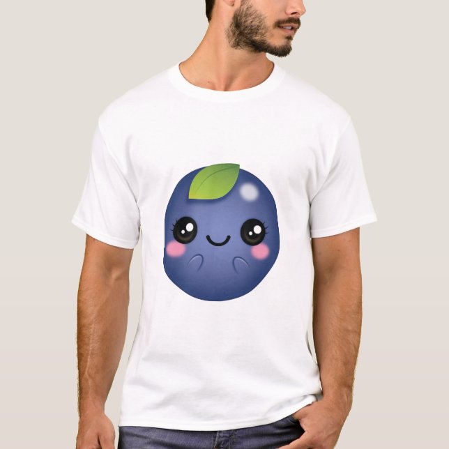 Camiseta Mirtilo de Kawaii (Frente)