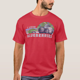 Camiseta Mirtilos-Ave Retro Vintage Vegan Vegetariana F