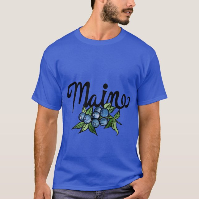 Camiseta Mirtilos de Maine 1 (Frente)