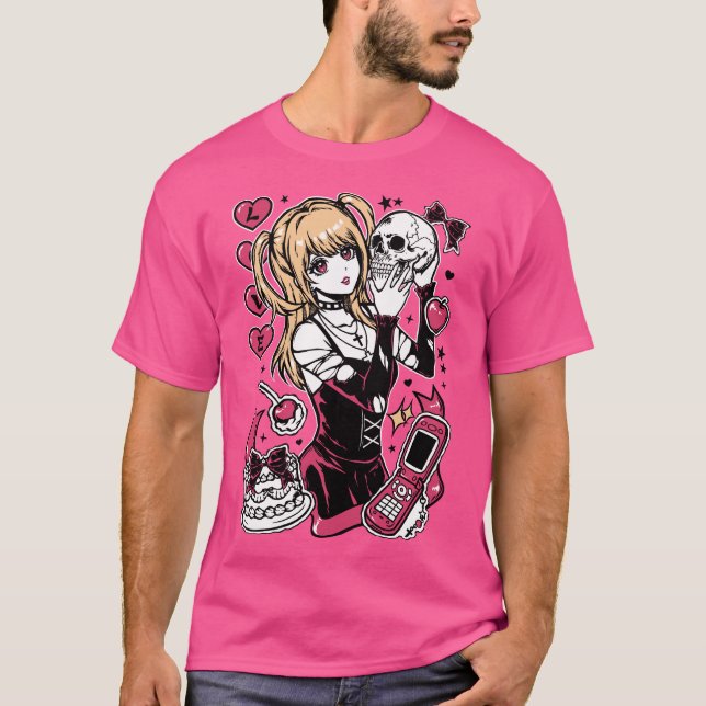Camiseta Misa Gótica Chica Anime (Frente)