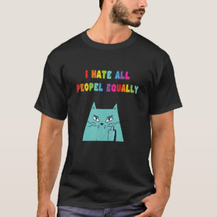 Camiseta Misantrofia Lgbt Odeio Igualmente Todas As Pessoas
