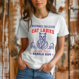 Camiseta Miseráveis Mulheres de Gato Infantis para Kamala 2