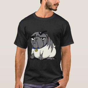 Camiseta Miserável Senhor Max o Pug Clássico 876