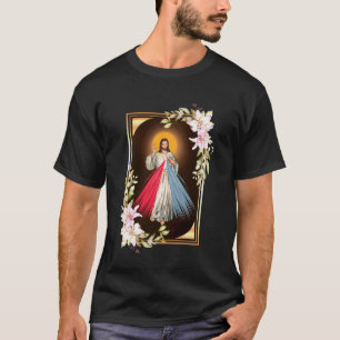 Camiseta Misericórdia de Jesus. Fé Cristã Católica
