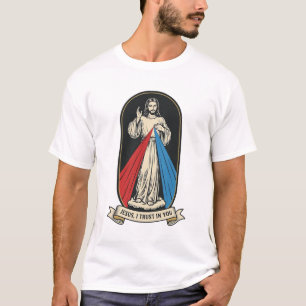 Camiseta Misericórdia Divina Jesus Vintage