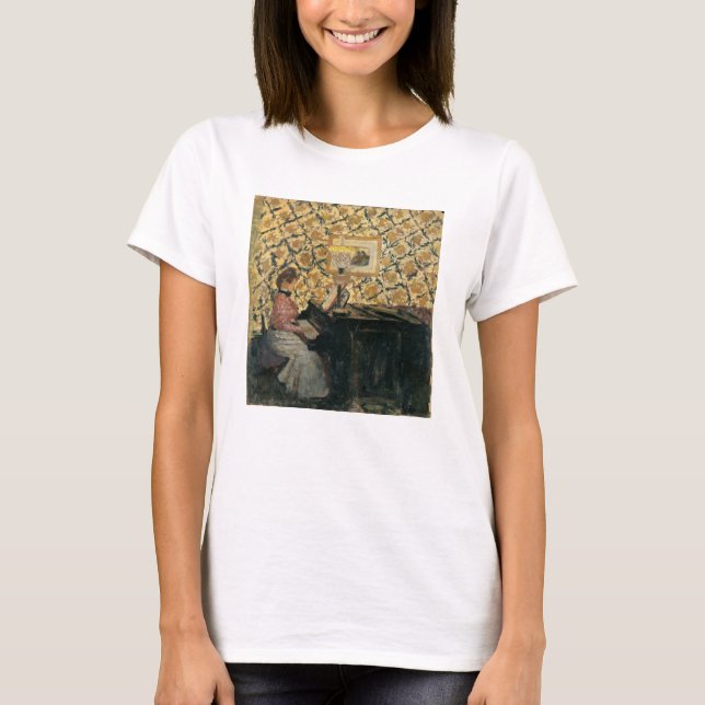 Camiseta Misia no piano (Frente)