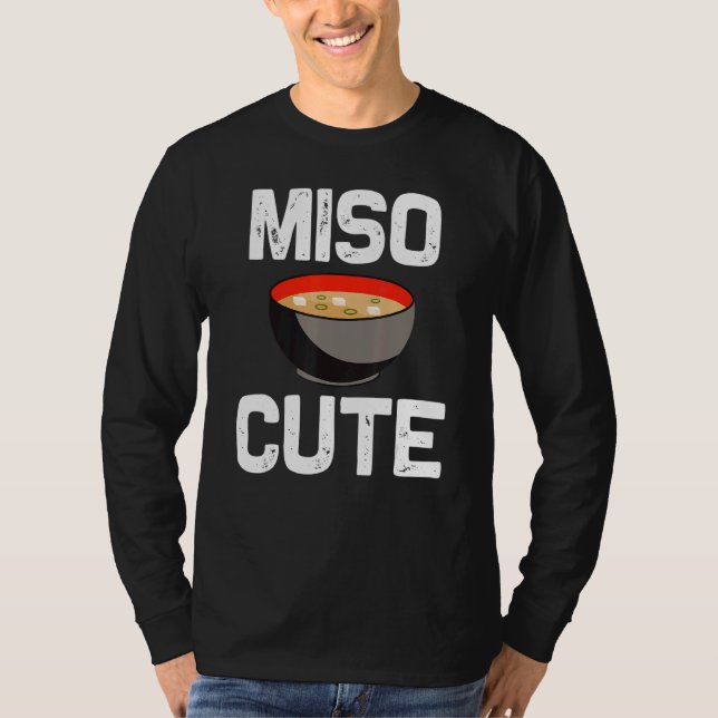 Camiseta Miso Designs For Men Women Japanese Miso Soup   (Frente)