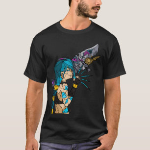 Camiseta Miss boom Vidro Pintado com versão adesivo de Arma