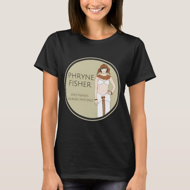 Camiseta Miss Fisher como Cleópatra (Frente)