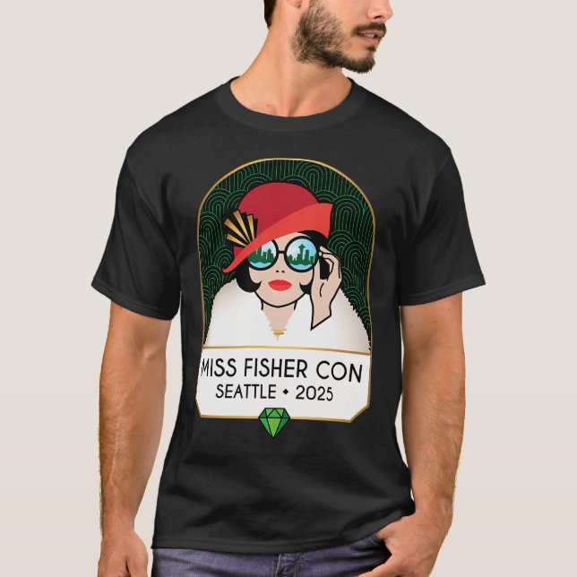 Camiseta Miss Fisher Con 2025 (Frente)