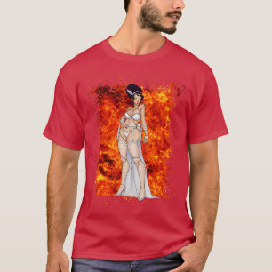 Camiseta Miss Frankenstein Horror Monstro Vampiro Halloween