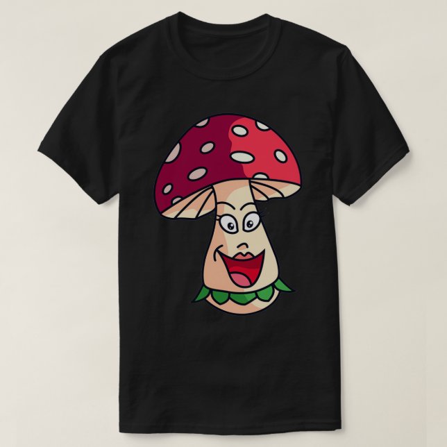 Camiseta Miss Mushroom (Frente do Design)