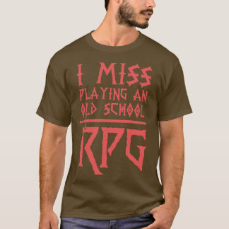 Camiseta Miss Tocando Um RPG Da Escola Antiga