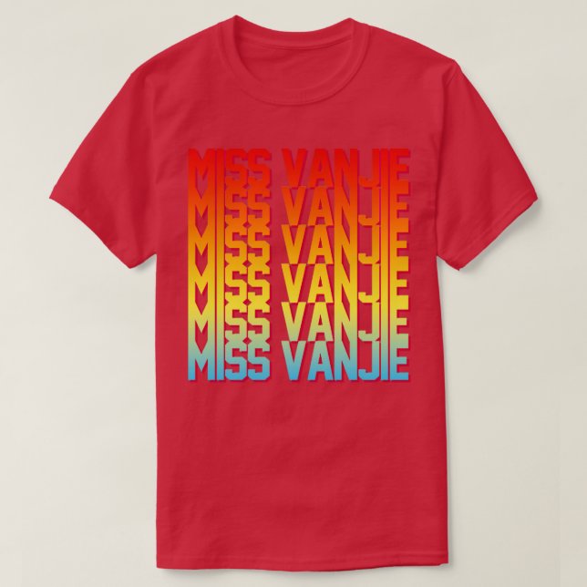 Camiseta Miss Vanjie (Frente do Design)