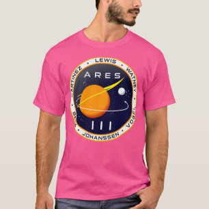 Camiseta Missão Ares 3 Para Marte - Marte