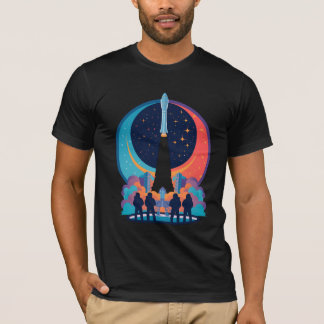 Camiseta Missão Artemis II: Jornada à Lua - Retro Ve