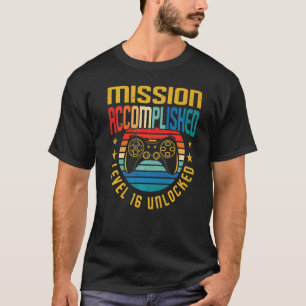 Camiseta Missão Cumprida Nível 16 Libertada 16.o Nascimento