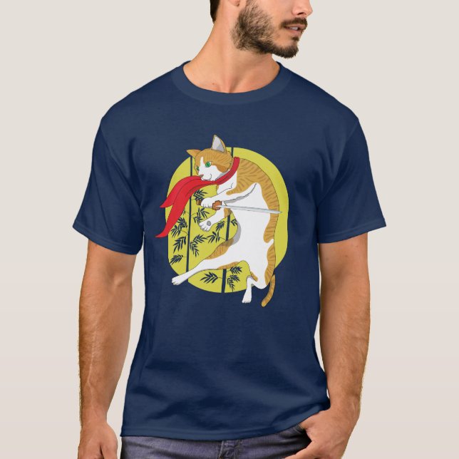 Camiseta Missão da Lua de cheio: Cat Ninja (Frente)