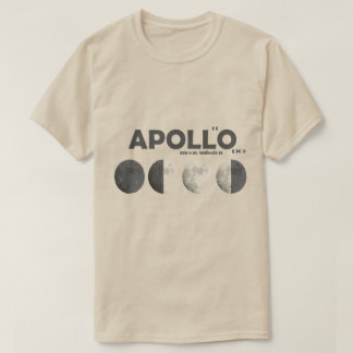 Camiseta Missão da lua dos t-shirt de Apollo 2019-1969