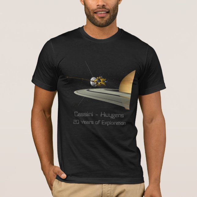 Camiseta Missão de Cassini-Huygens - t-shirt (Frente)