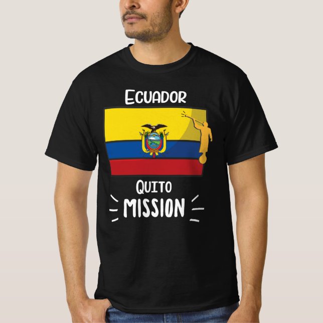 Camiseta Missão de LDS Equador Quito Mormon (Frente)