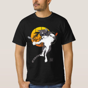 Camiseta Missão de lua de cheio: Cat Ninja T-Shirt