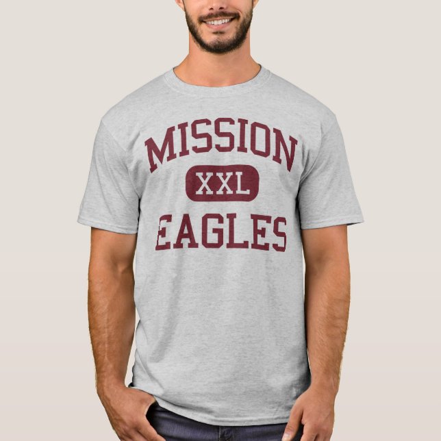 Camiseta Missão - Eagles - segundo grau - missão Texas (Frente)