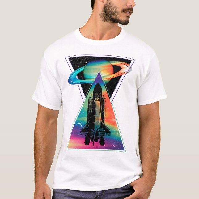 Camiseta Missão espacial (Frente)