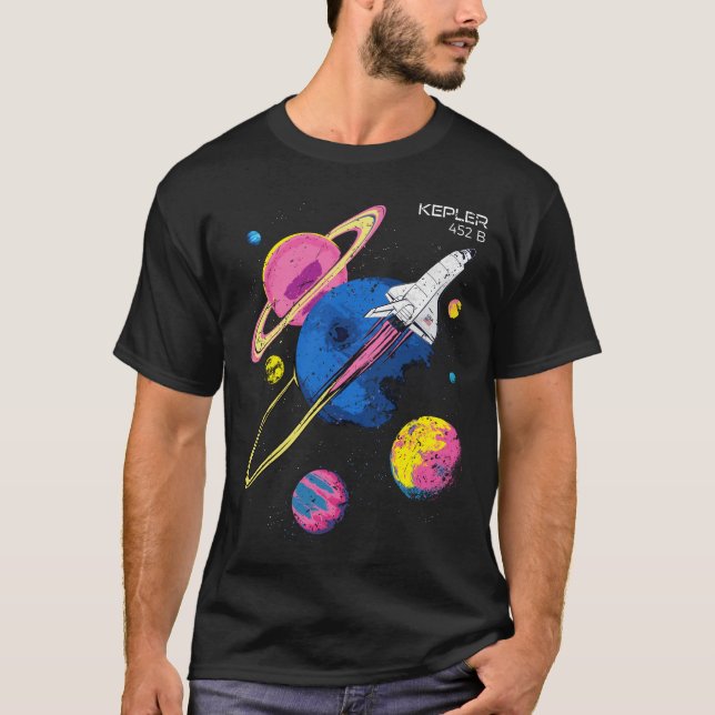 Camiseta Missão Espacial Kepler 452B (Frente)