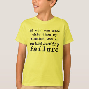 Camiseta missão falhada