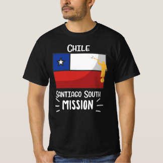 Camiseta Missão LDS do Chile Santiago do Mórmon