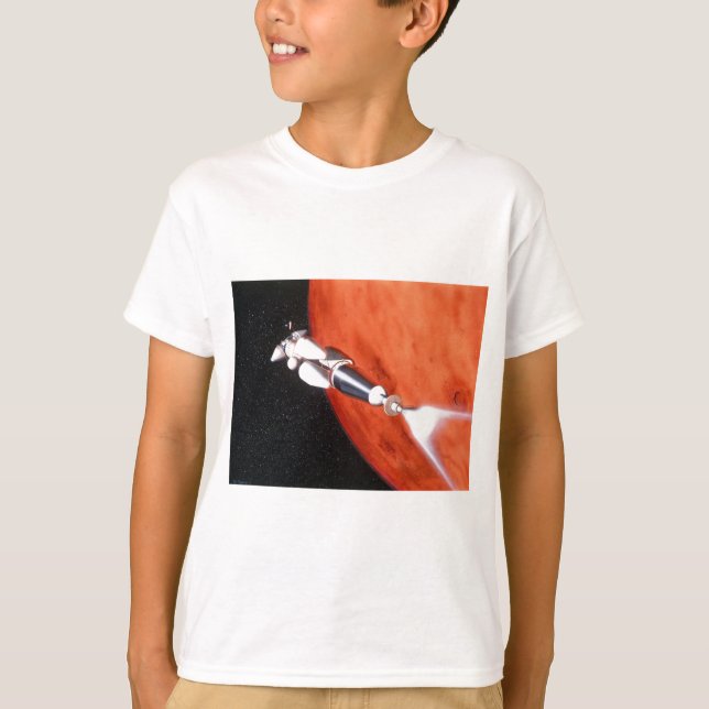 Camiseta Missão Marte Futura em Órbita (Frente)