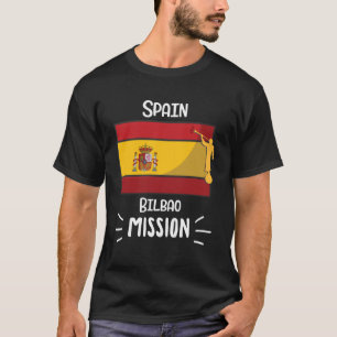 Camiseta Missão Missionária da espanha Bilbao Mormon LDS