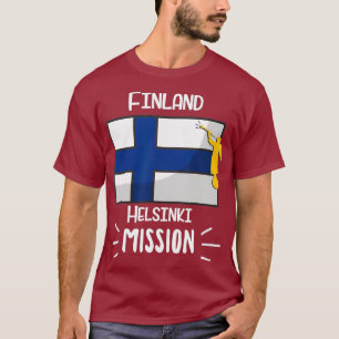 Camiseta Missão Missionária da Finlândia Helsinki Mormon