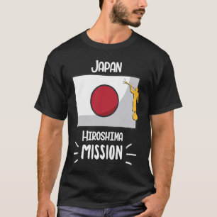 Camiseta Missão Missionária da Missão LDS Hiroshima Mormon 