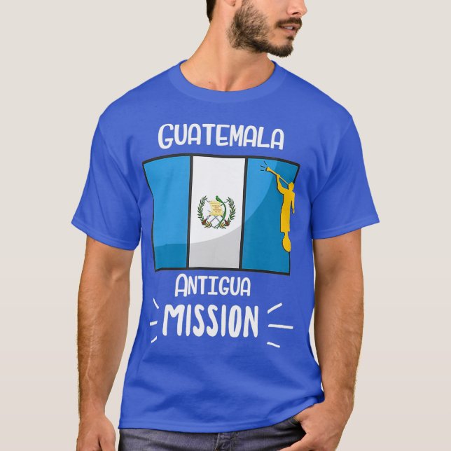Camiseta Missão Missionária de Missão LDS de Antígua e Guat (Frente)