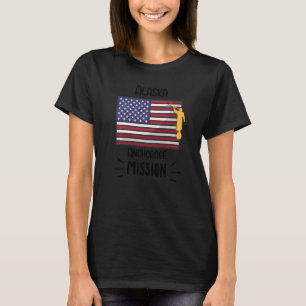 Camiseta Missão Missionária dos Lds Mórmons do Alaska Ancho
