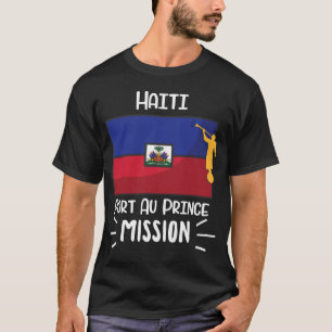 Camiseta Missão Missionária Haiti Por au Prince Mmon LDS
