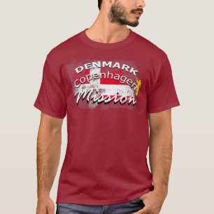 Camiseta Missão Mórmon LDS da Dinamarca Copenhaga