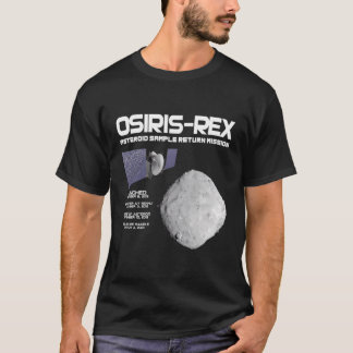 Camiseta Missão Osiris Rex Para Bennu Asteroide