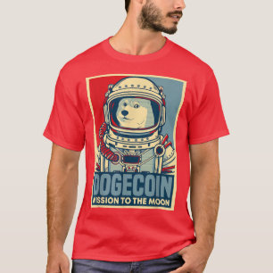 Camiseta Missão Para A Esperança Do Astronauta Da Lua