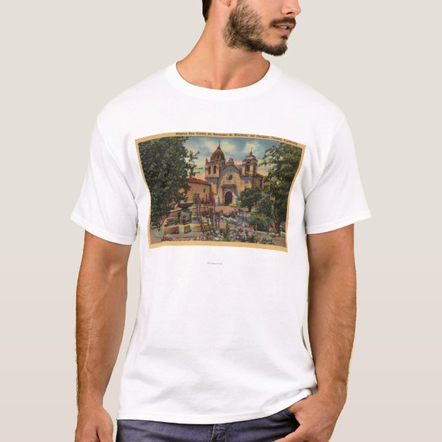 Camiseta Missão San Carlos de Borromeo de Monterey (Frente)