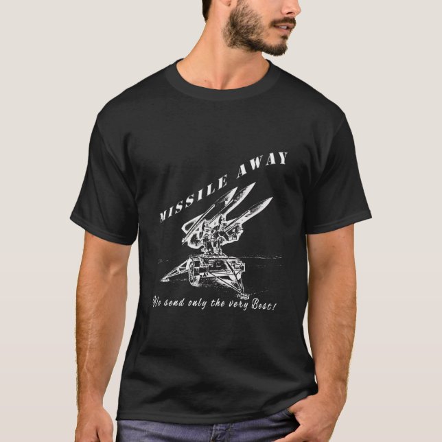 Camiseta Mísseis Away Flight Brigade Sistema de Foguetes Ha (Frente)