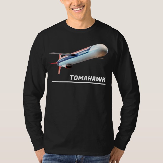 Camiseta Míssil de Ataque à Terra Tomahawk BGM 109 (Frente)