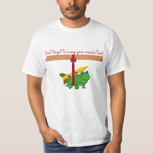 Camiseta Míssil de Natal (Frente)