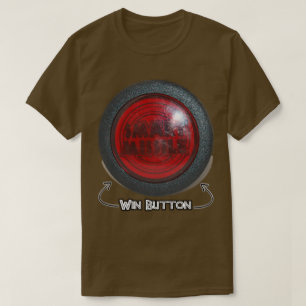 Camiseta Míssil esperto - botão da vitória
